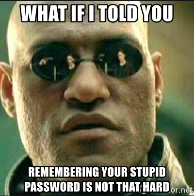 Morpheus Remember Password